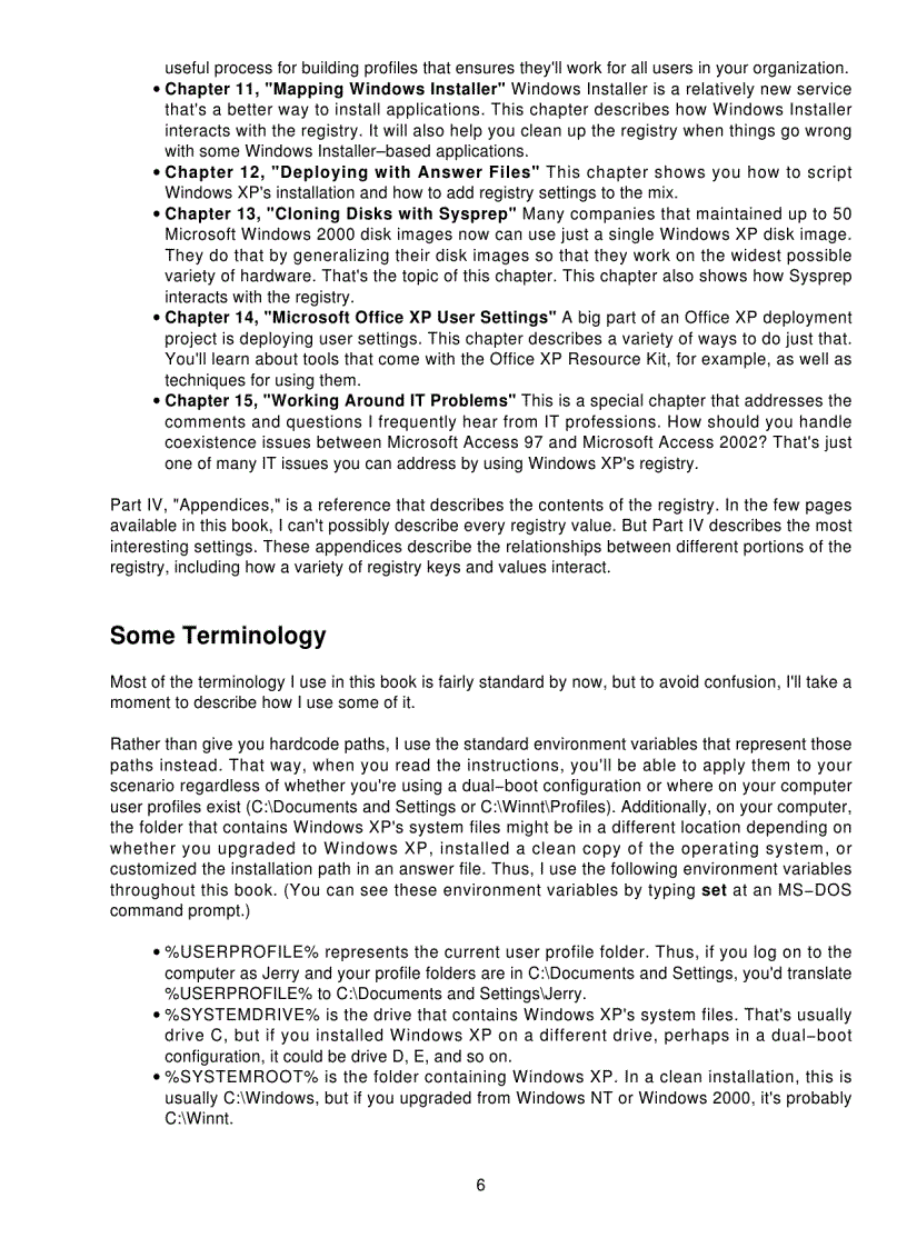 image for page Microsoft Windows XP Registry Guide