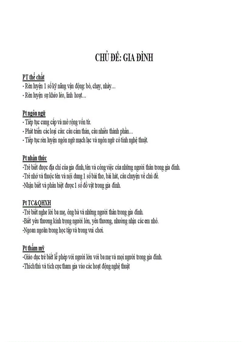 image for page Chủ đề Gia đình của bé