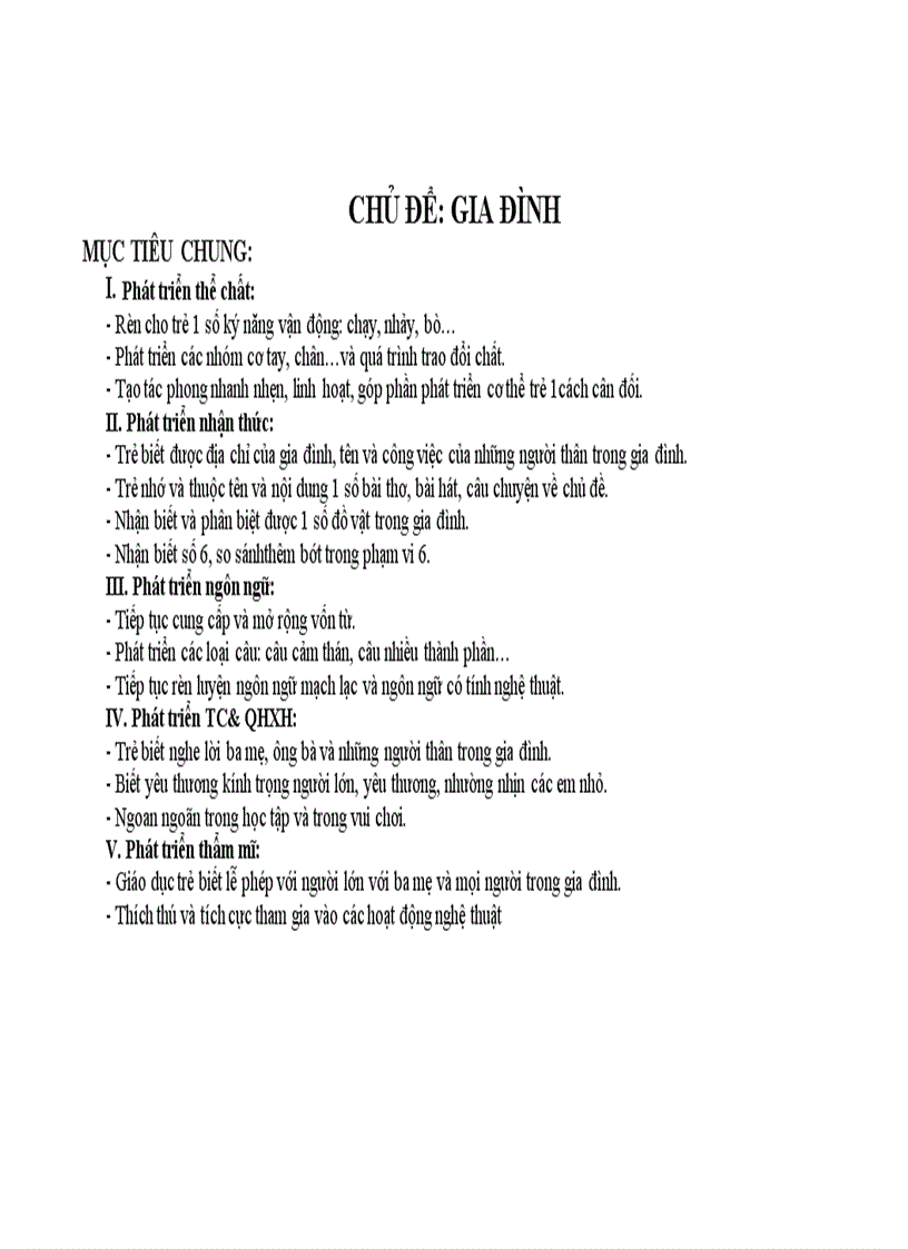 image for page Chủ đề Gia đình của bé