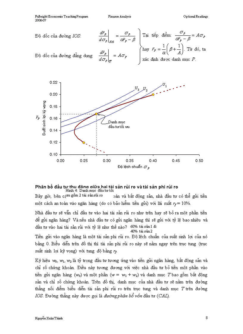 image for page Quyết định đầu tư và thị trường tài chính trong tình trạng không chắc chắn
