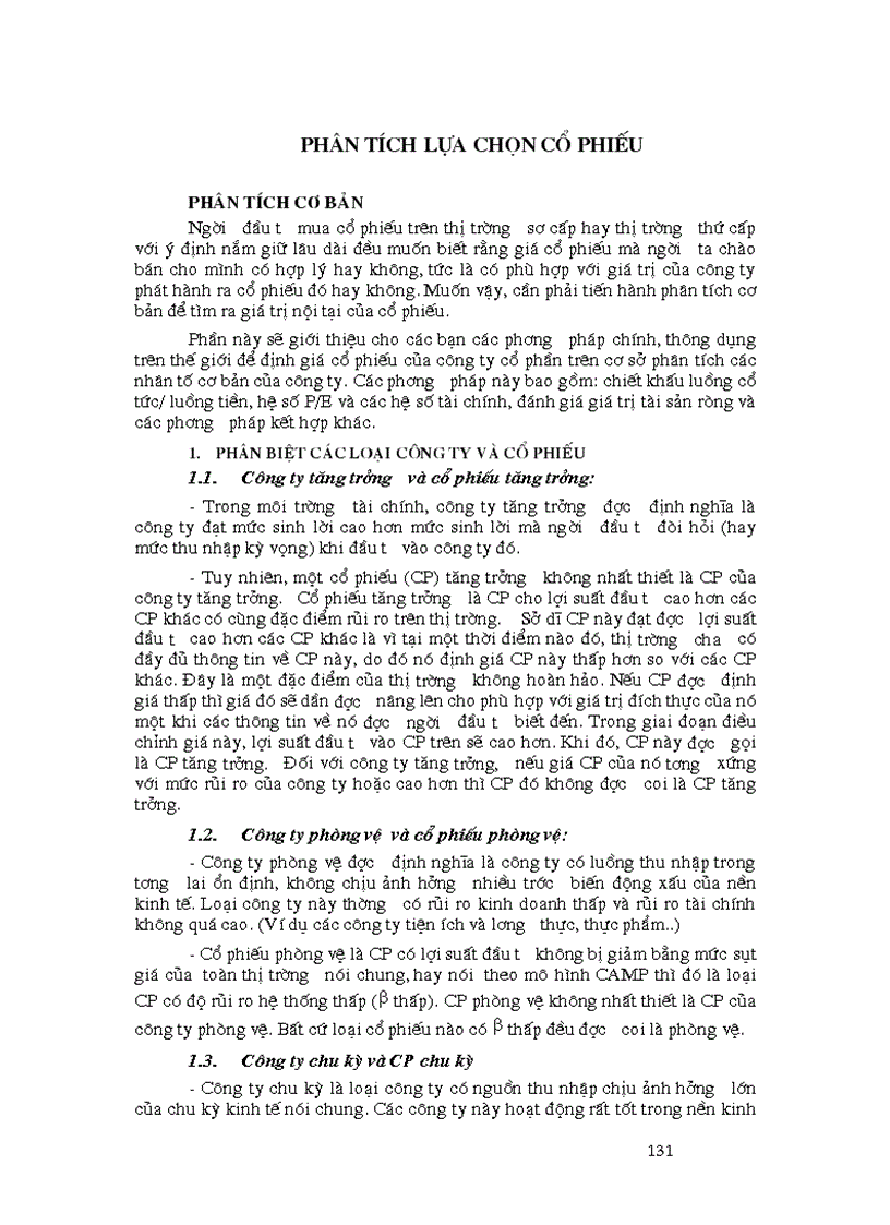 image for page Phân tích lựa chọn cổ phiếu