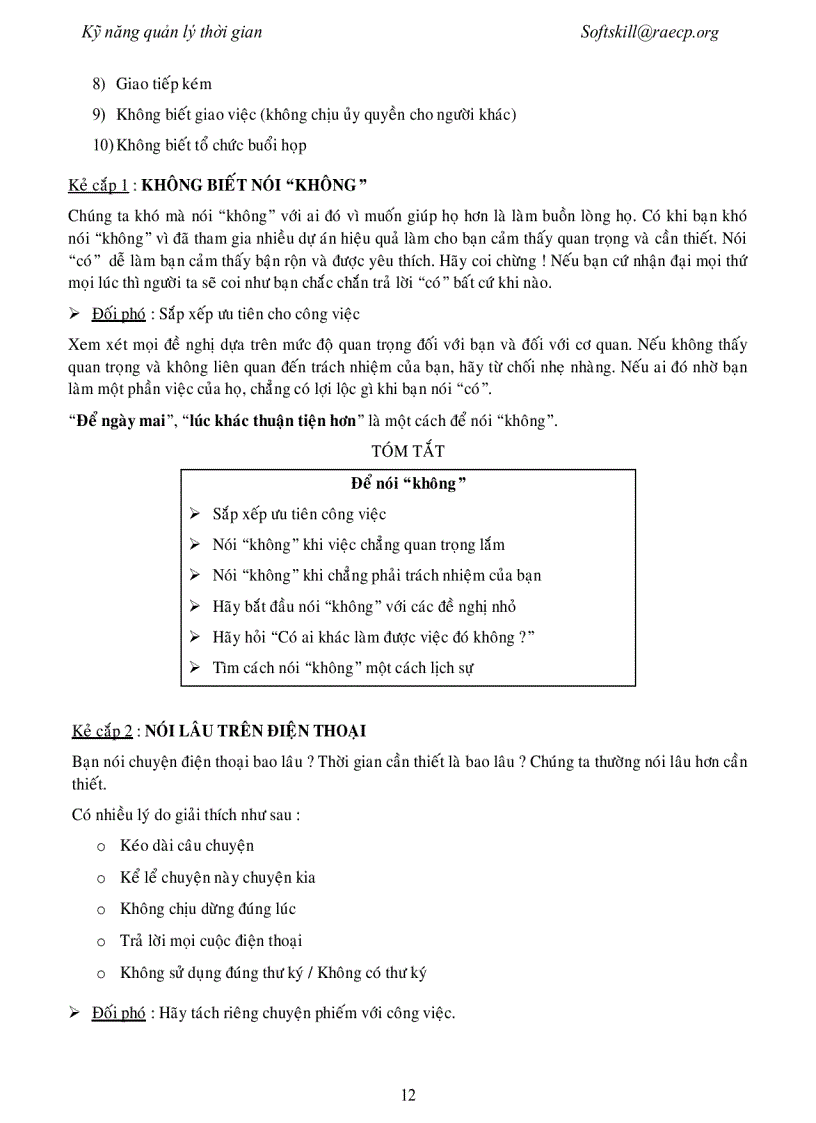 image for page Kỹ năng quản lý thời gian trong quản trị