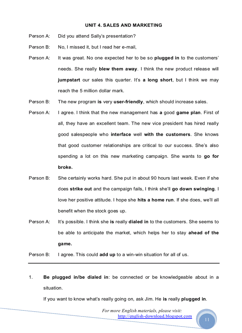 image for page Toeic Idioms