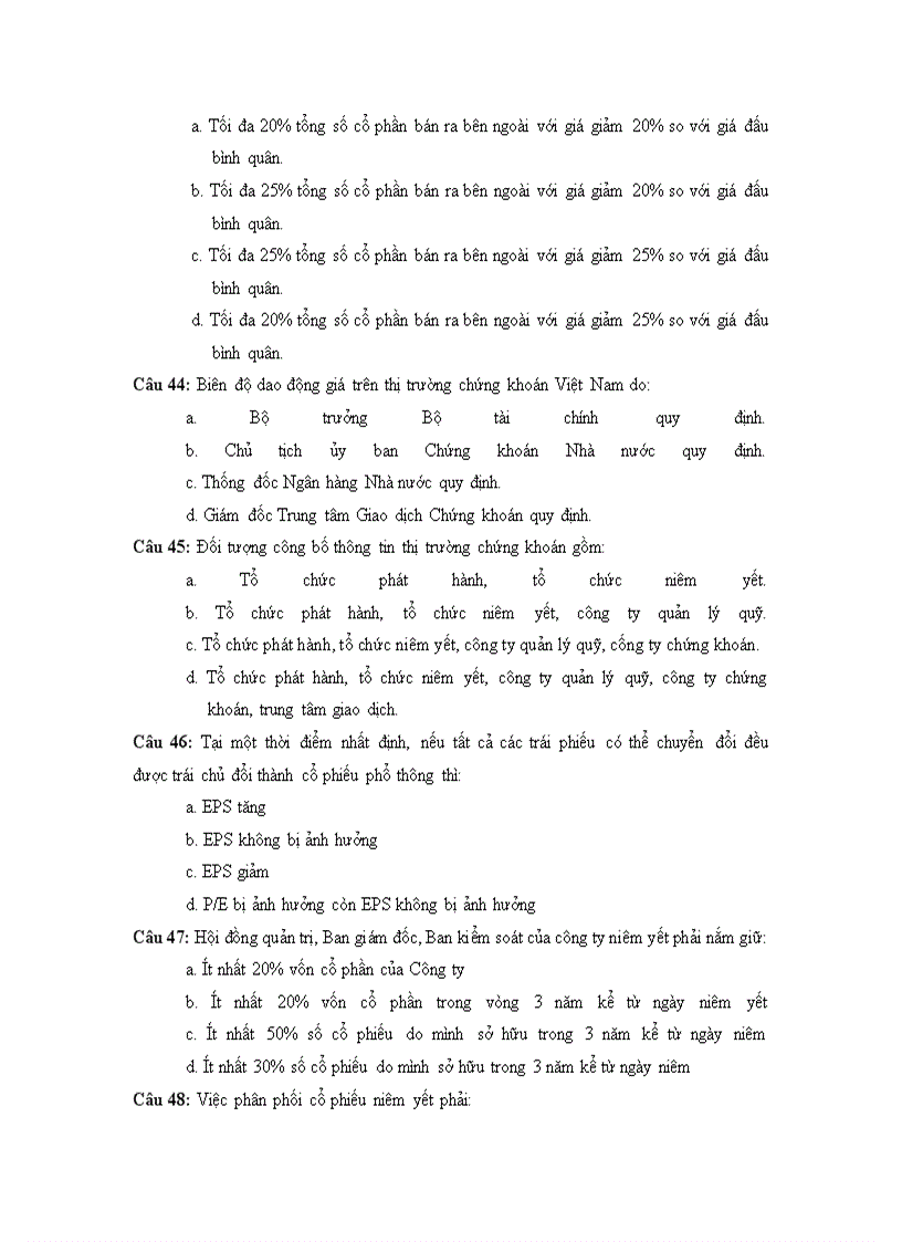 image for page 500 câu hỏi trắc nghiệm chứng khoán