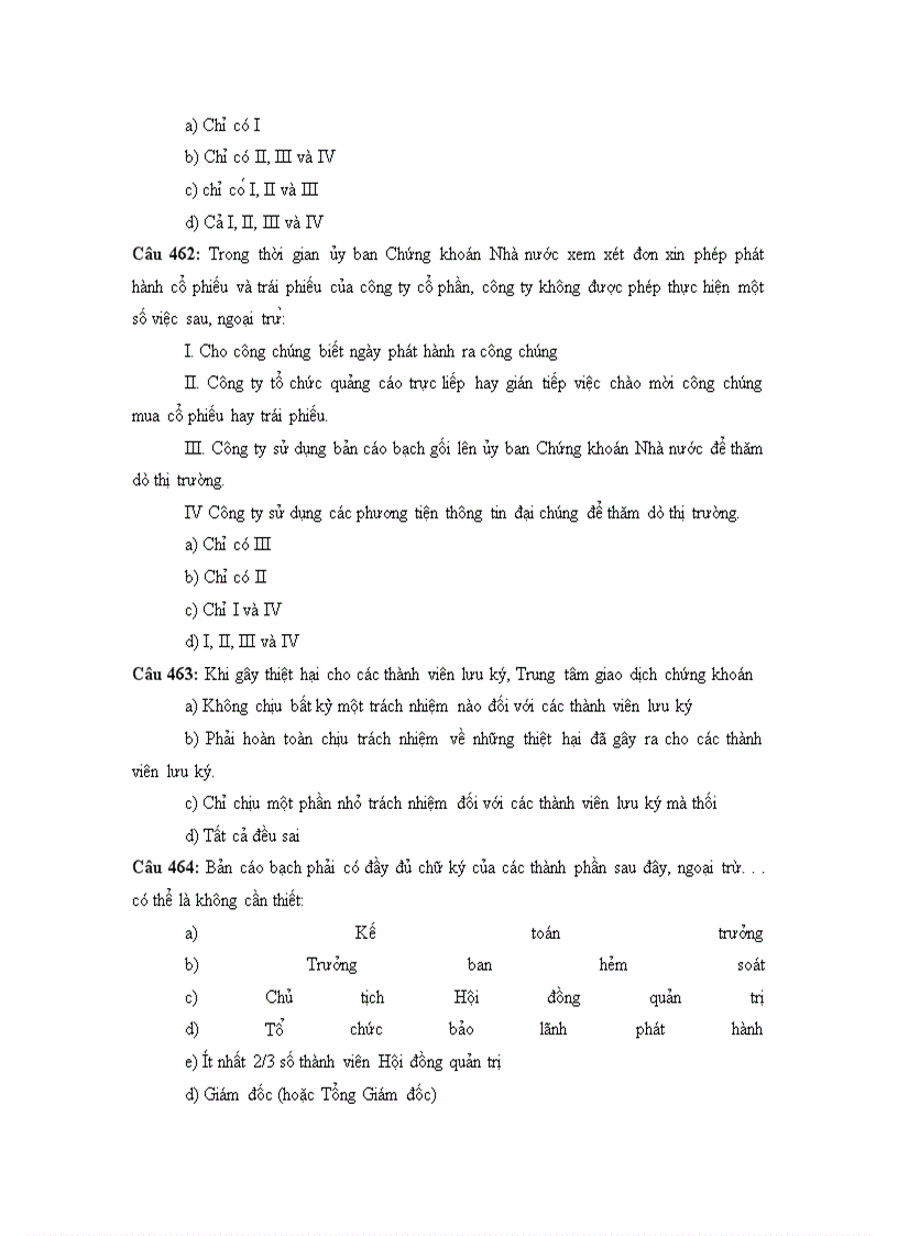 image for page 500 câu hỏi trắc nghiệm chứng khoán