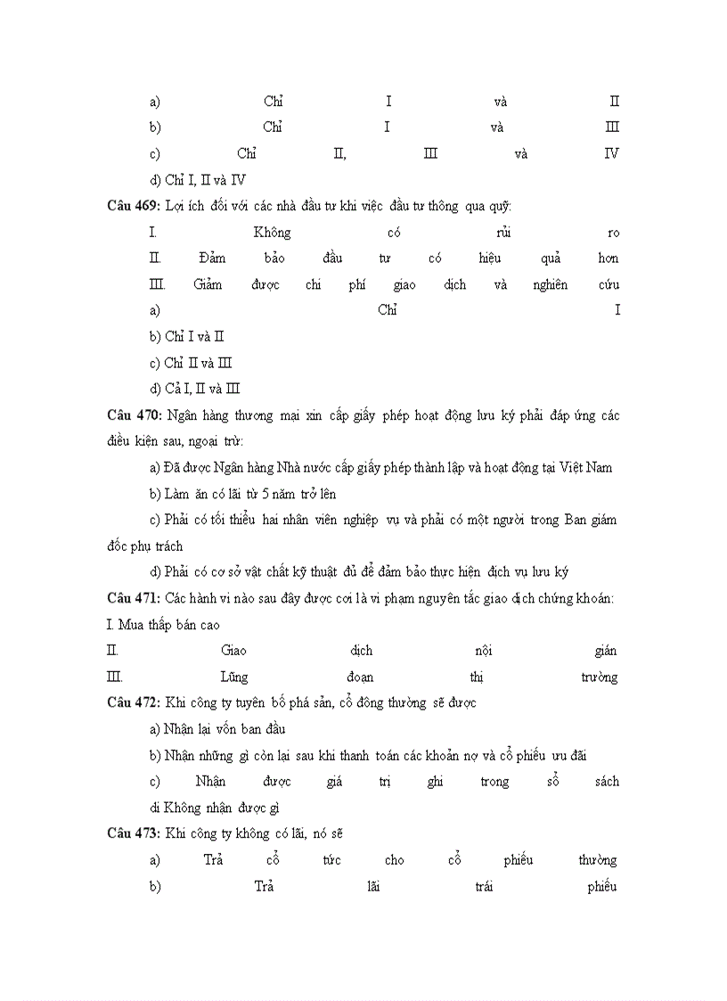 image for page 500 câu hỏi trắc nghiệm chứng khoán