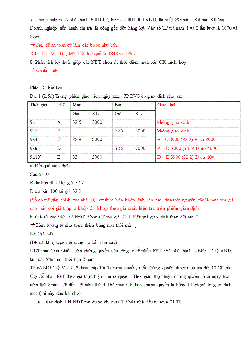 image for page Đề thi và bài giải môn thị trường chứng khoán Khoa TC K10