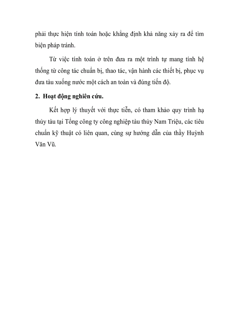 image for page LẬP QUI TRÌNH HẠ THỦY TÀU TRỌNG TẢI LỚN TRÊN ĐÀ TRƯỢT NGHIÊNG chương 2