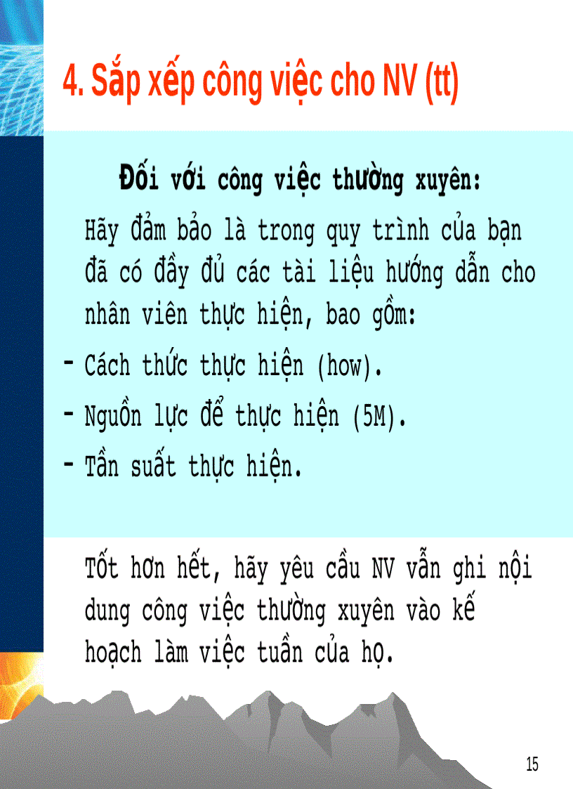 image for page Kỹ năng tổ chức công việc dành cho nhà quản trị