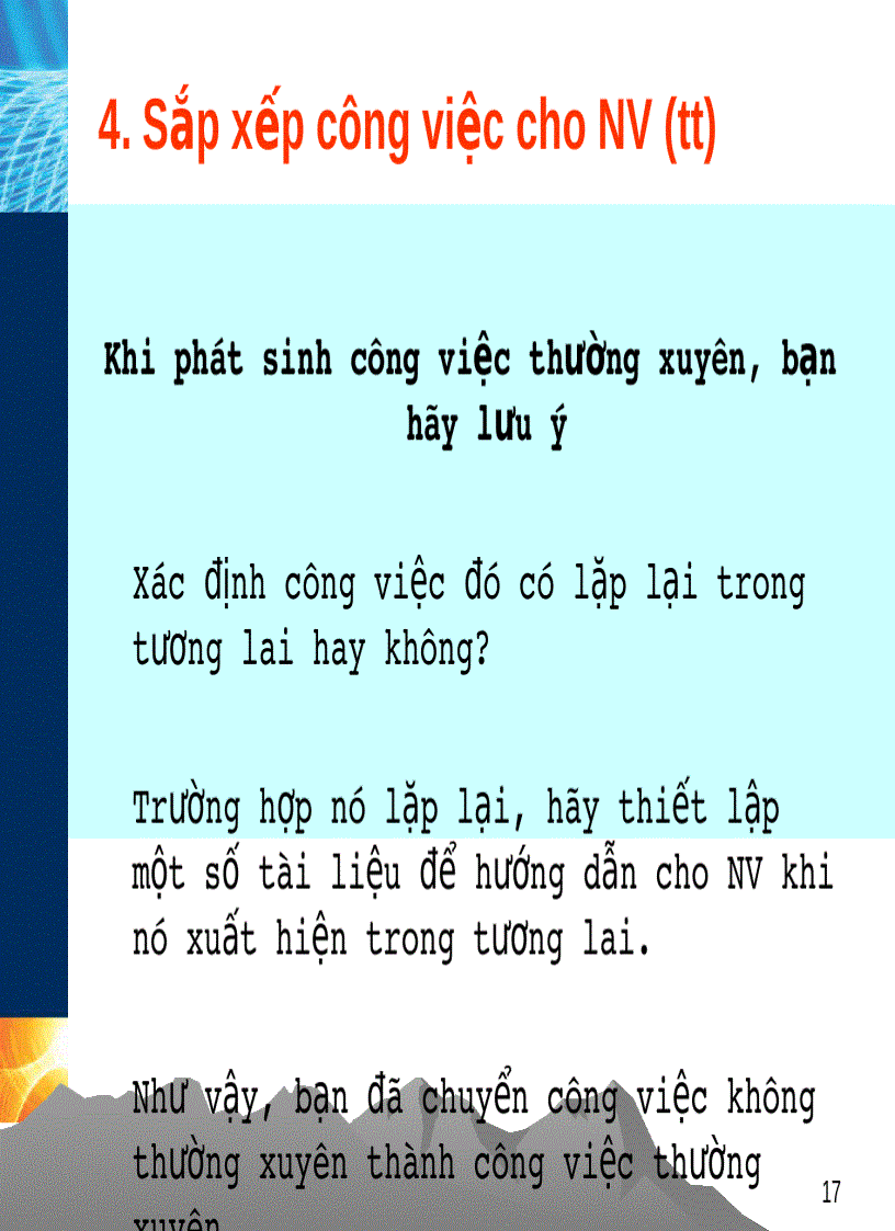 image for page Kỹ năng tổ chức công việc dành cho nhà quản trị