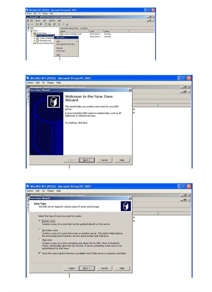 image for page Xây dựng Child Domain