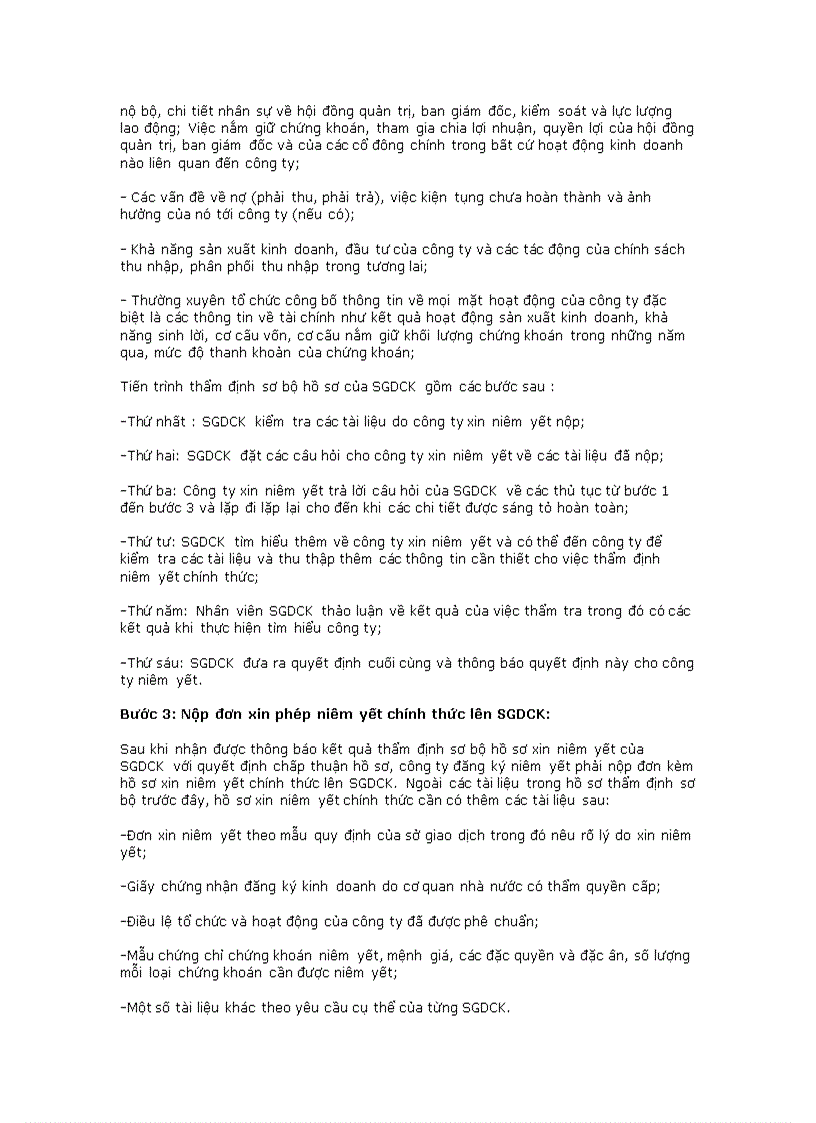 image for page Quy trình niêm yết chứng khoán