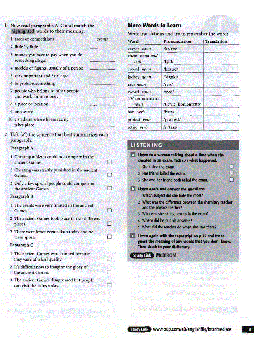 image for page New english file intermediate workbook part 1