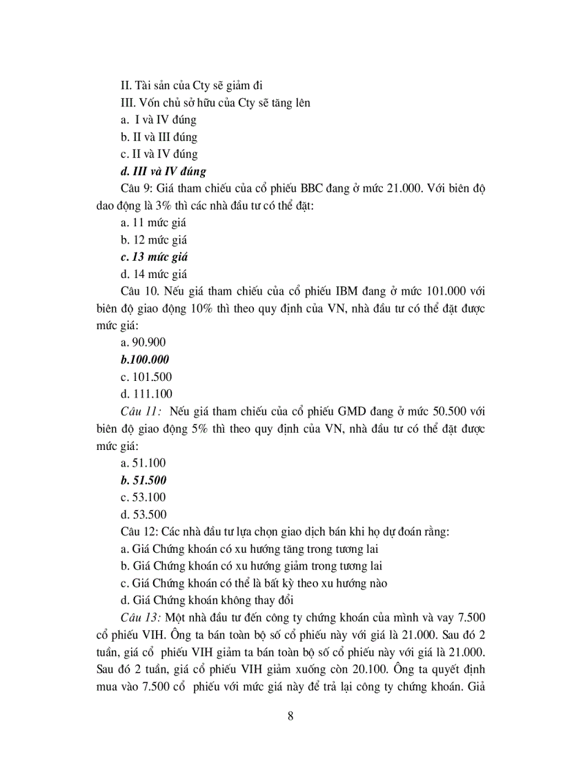 image for page Đề thi học phần cơ bản Trung tâm NCKH ĐT chứng khoán STRC 2