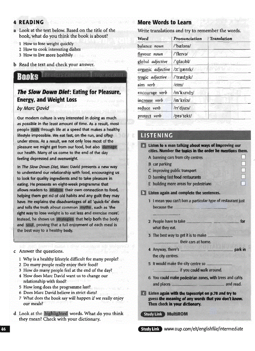 image for page New english file intermediate workbook part 5