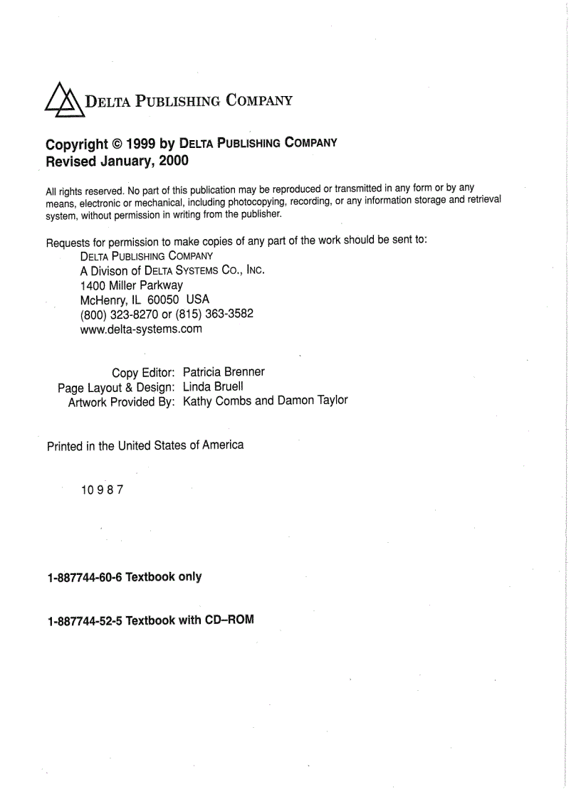 image for page Delta s key to the toefl test part