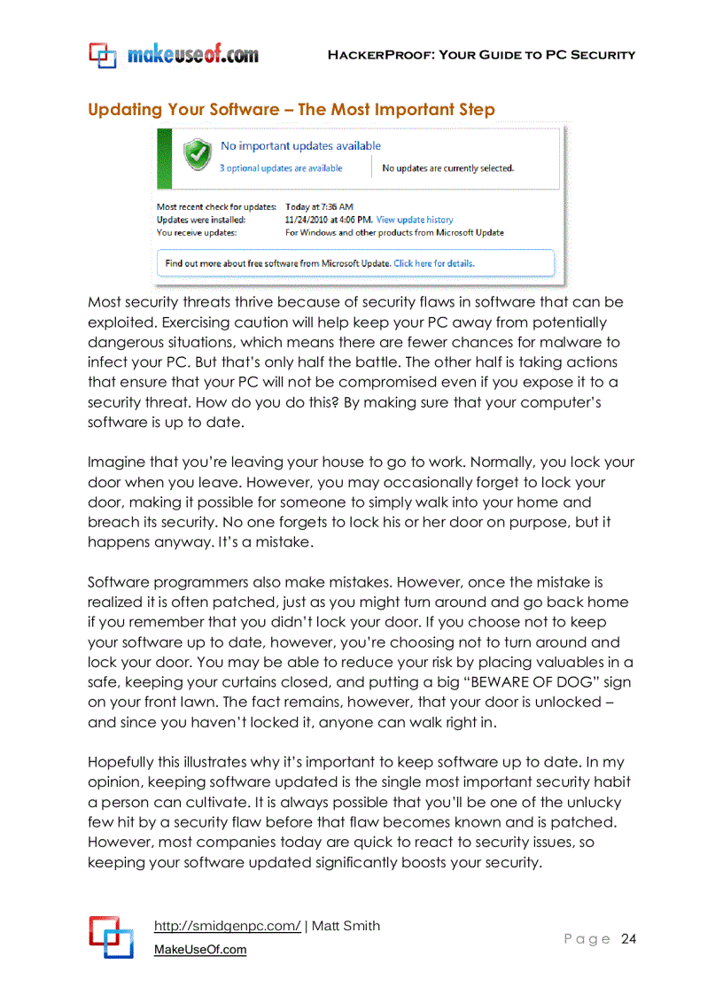 image for page HackerProof Your Guide to PC Security
