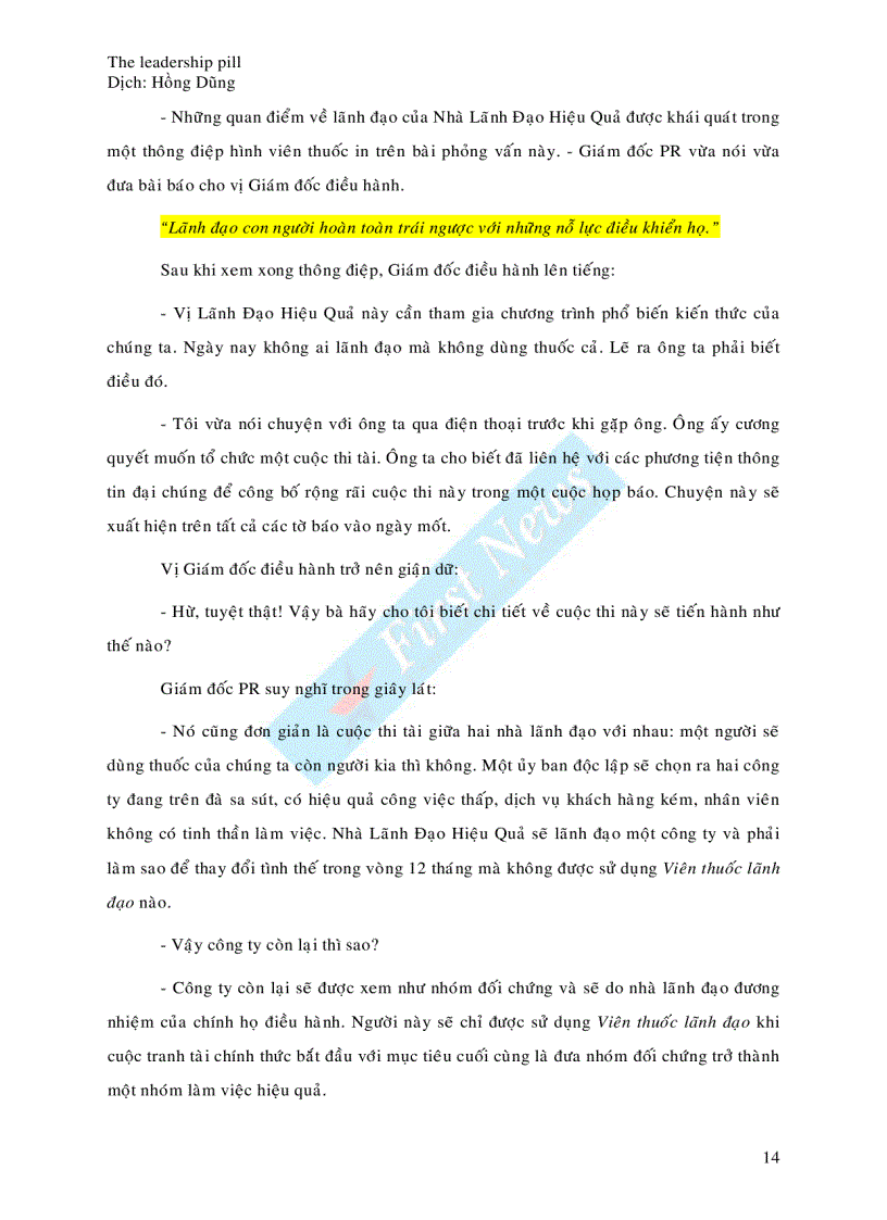 image for page Bí quyết của nhà lãnh đạo tài năng