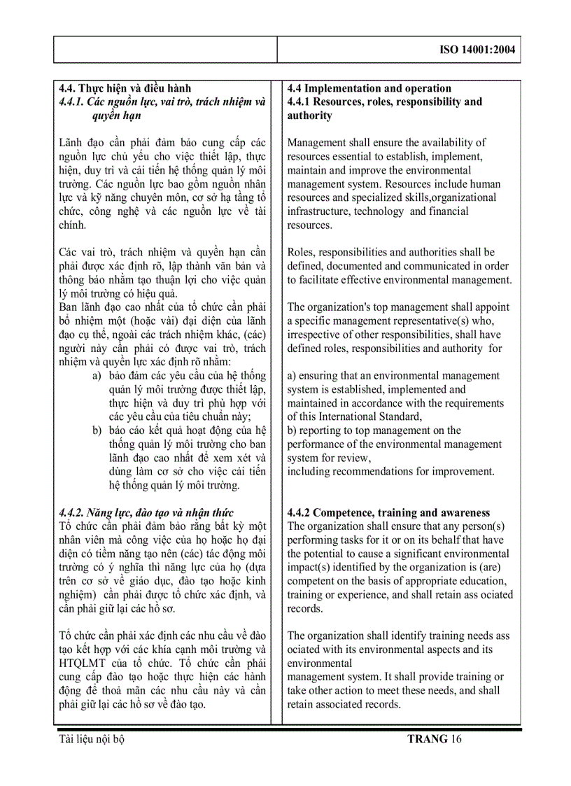 image for page ISO 14001 2004 Full English Vietnamese