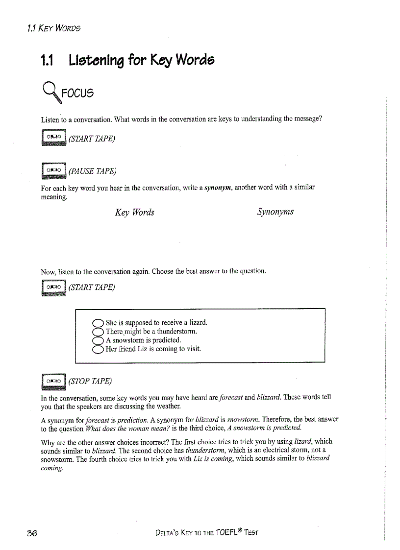 Delta s key to the toefl test part 5