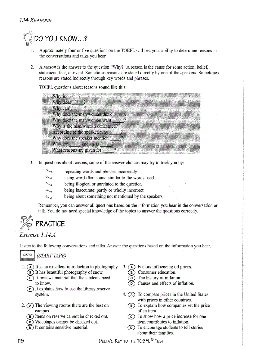 image for page Delta s key to the toefl test part 13