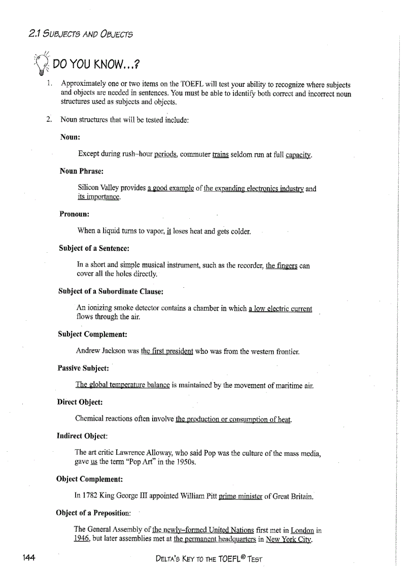 image for page Delta s key to the toefl test part 16