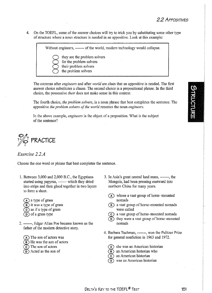 image for page Delta s key to the toefl test part 16