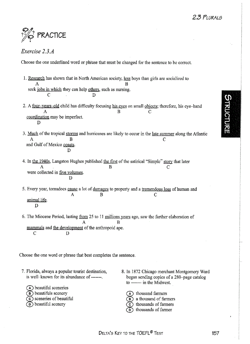 image for page Delta s key to the toefl test part 17