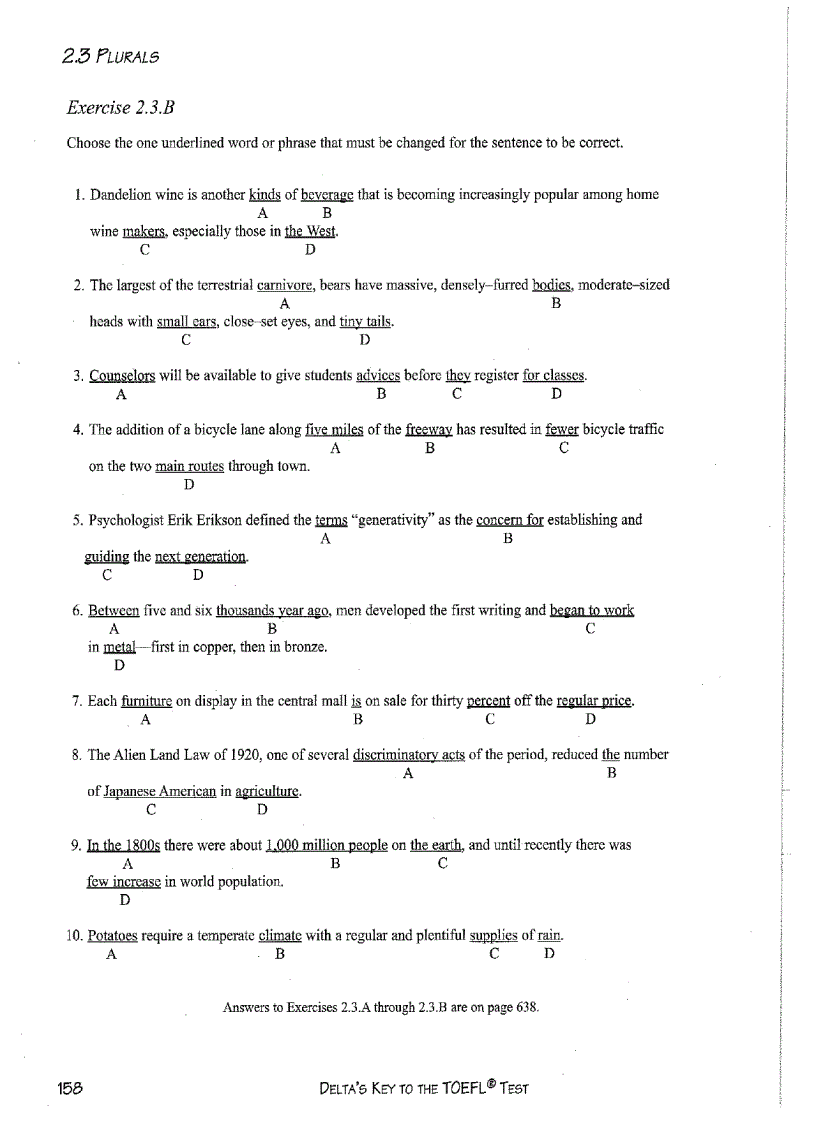 Delta s key to the toefl test part 17