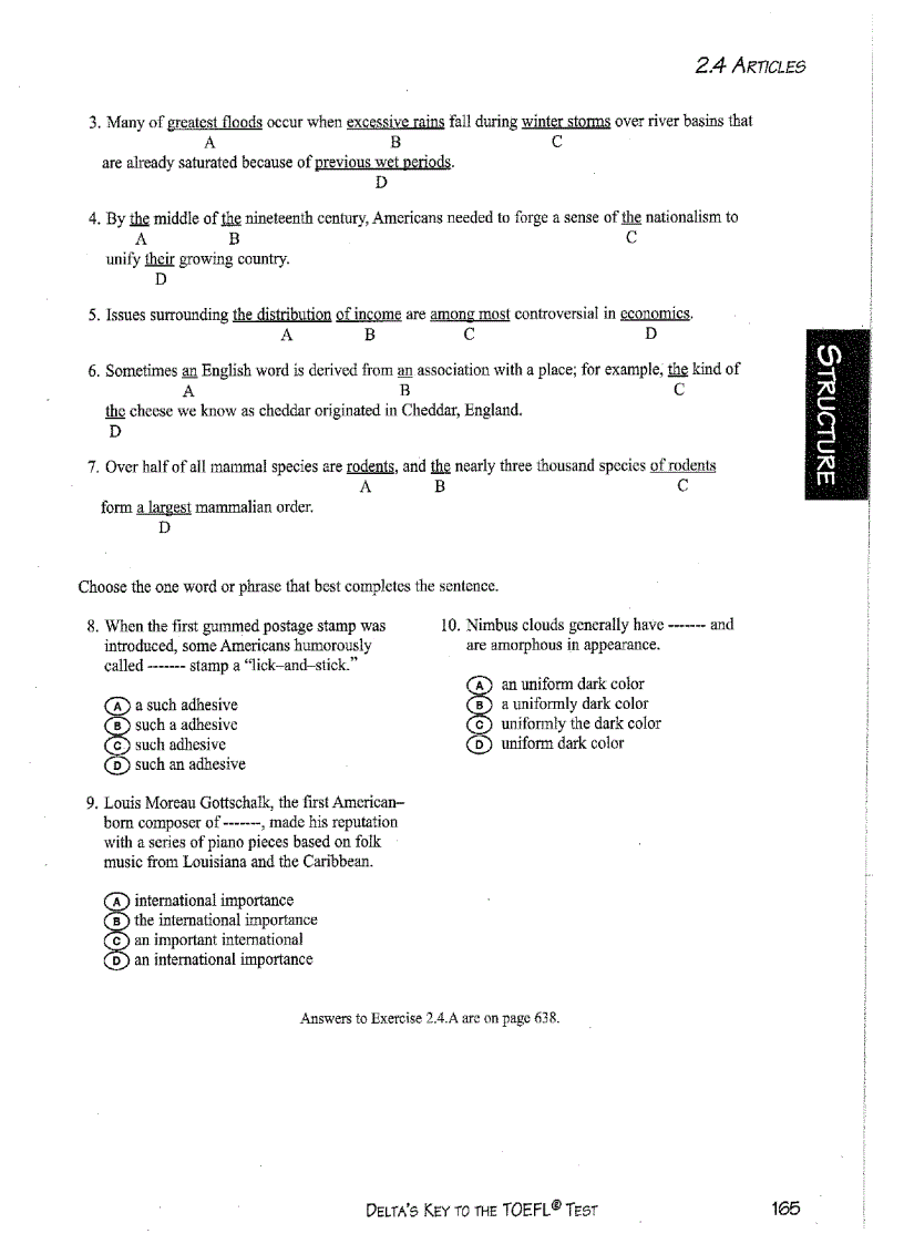 image for page Delta s key to the toefl test part 18