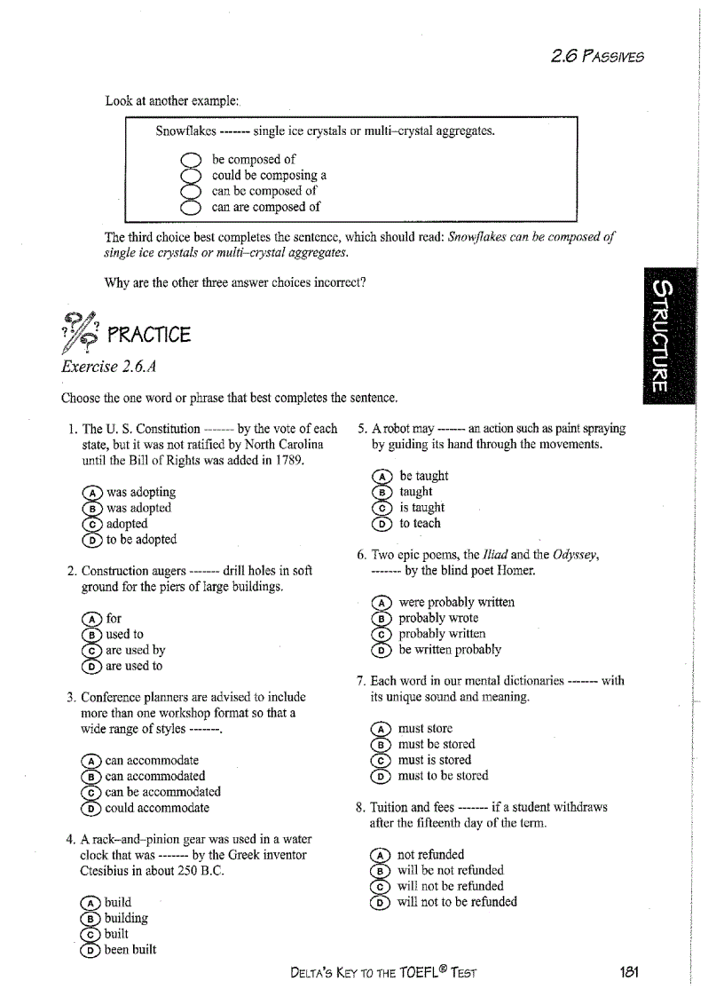 image for page Delta s key to the toefl test part 19