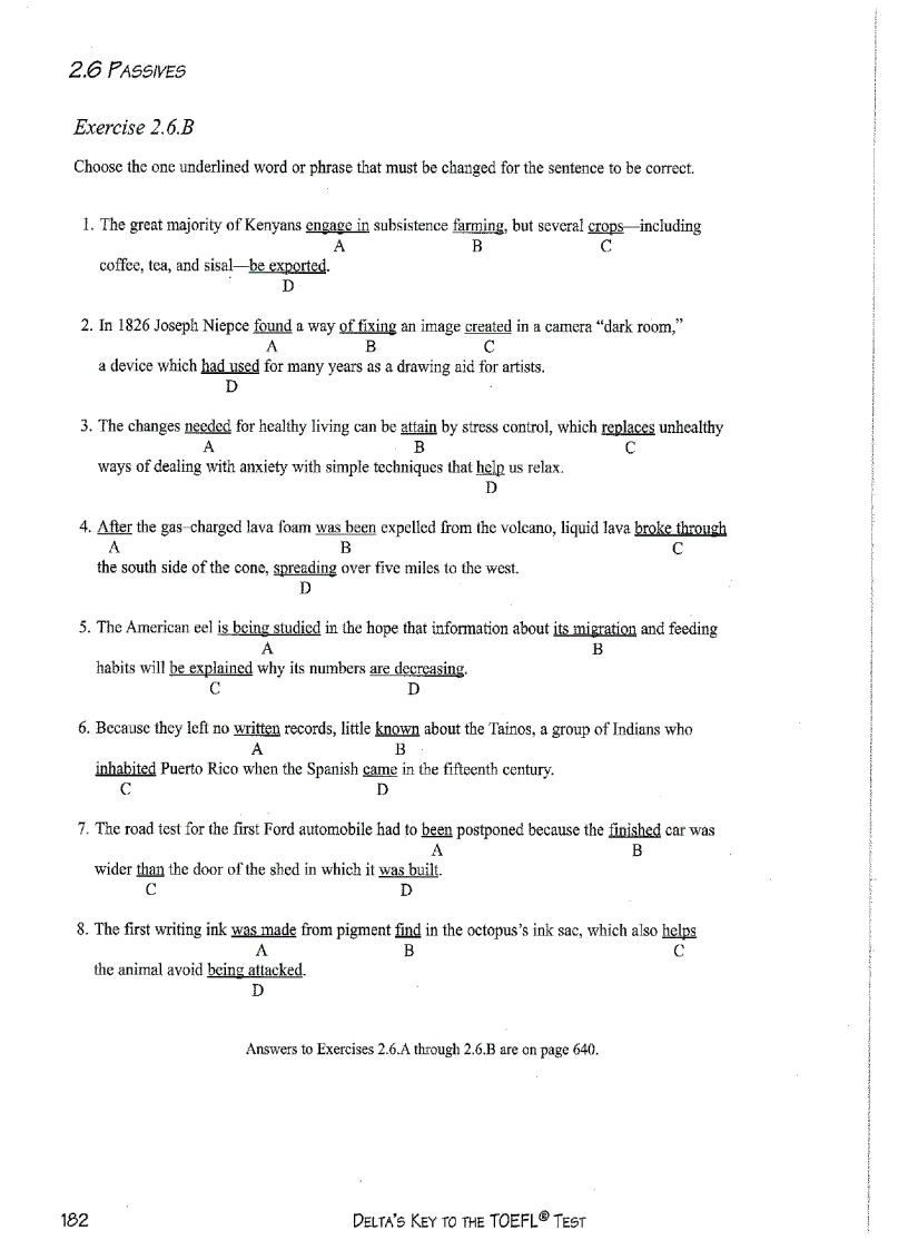 image for page Delta s key to the toefl test part 19