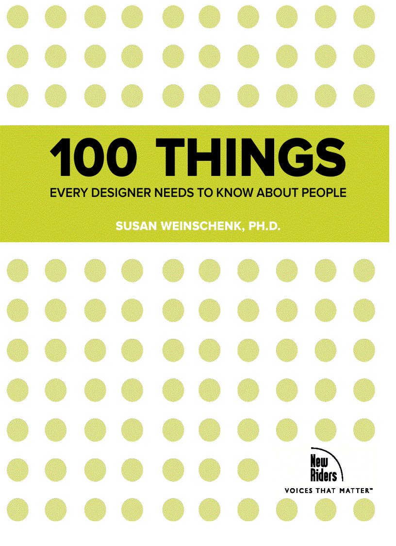 image for page 100 Things Every Designer Needs to Know About People
