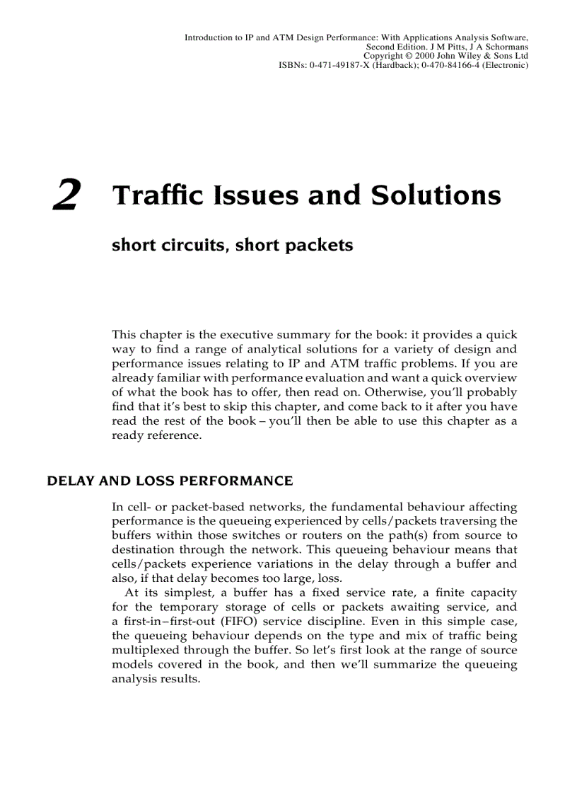 image for page Introduction to IP and ATM Design and Performance
