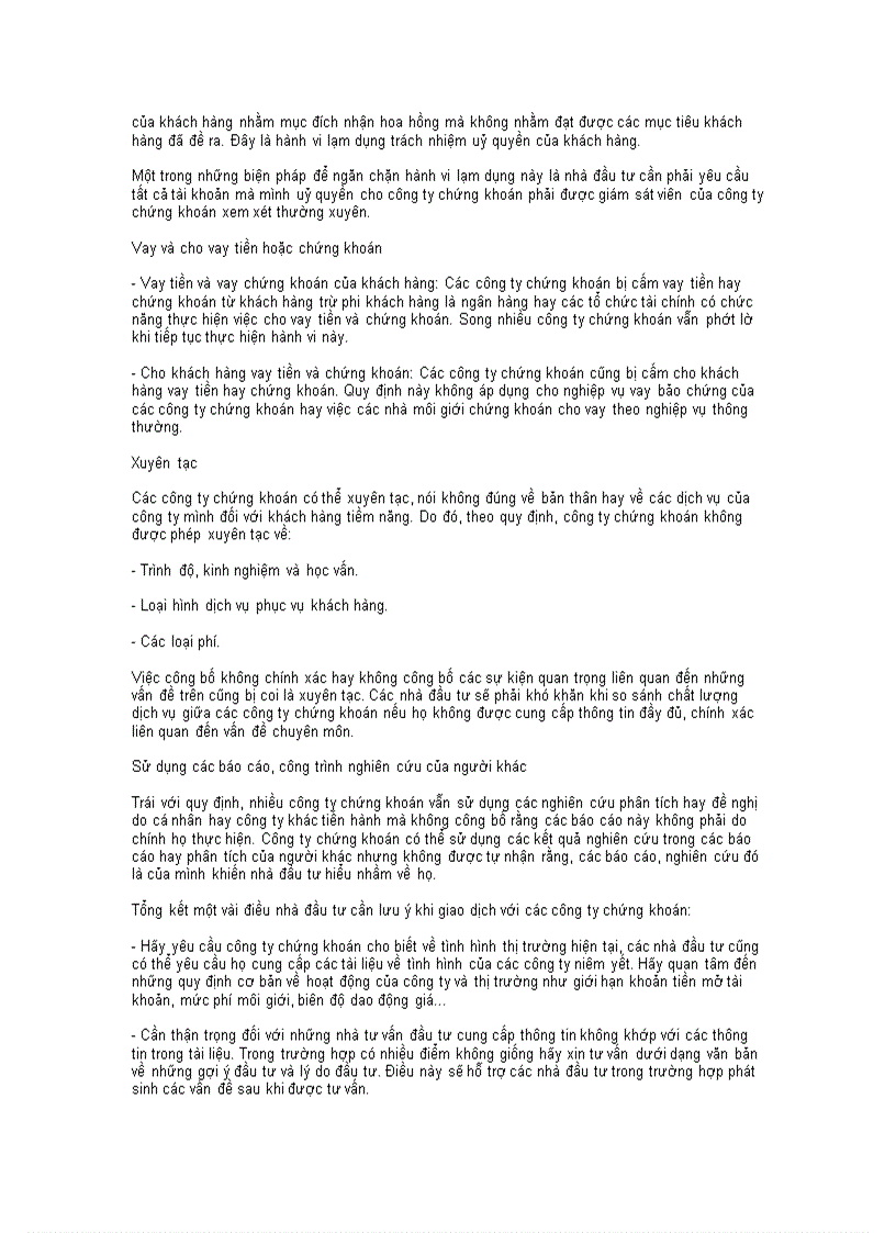 image for page Công ty chứng khoán và những vấn đề cần quan tâm