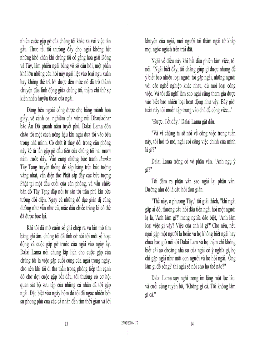 image for page Nghệ thuật của hạnh phúc trong công việc Đức Dalai Lama Howard C Culter