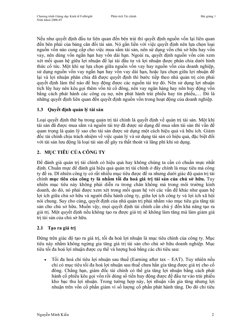 image for page Tổng quan về phân tích tài chính