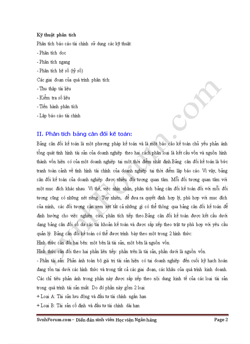 image for page Phân tích báo cáo tài chính doanh nghiệp