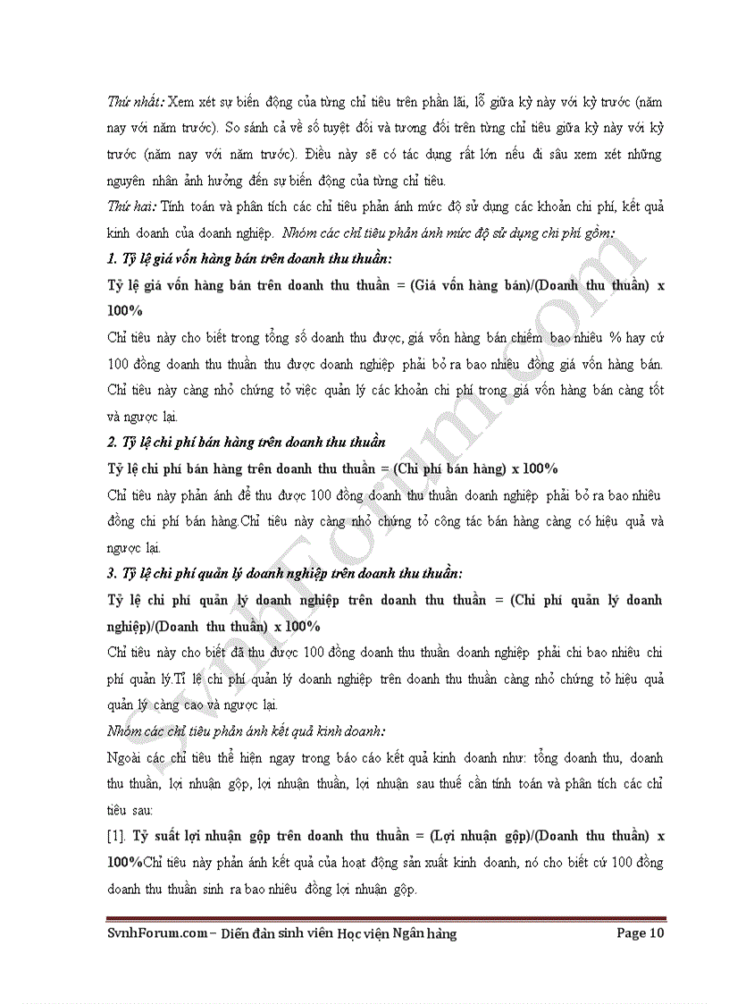 image for page Phân tích báo cáo tài chính doanh nghiệp