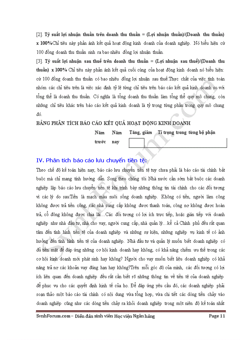 image for page Phân tích báo cáo tài chính doanh nghiệp