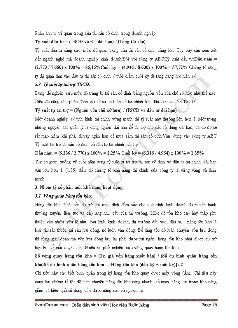 image for page Phân tích báo cáo tài chính doanh nghiệp