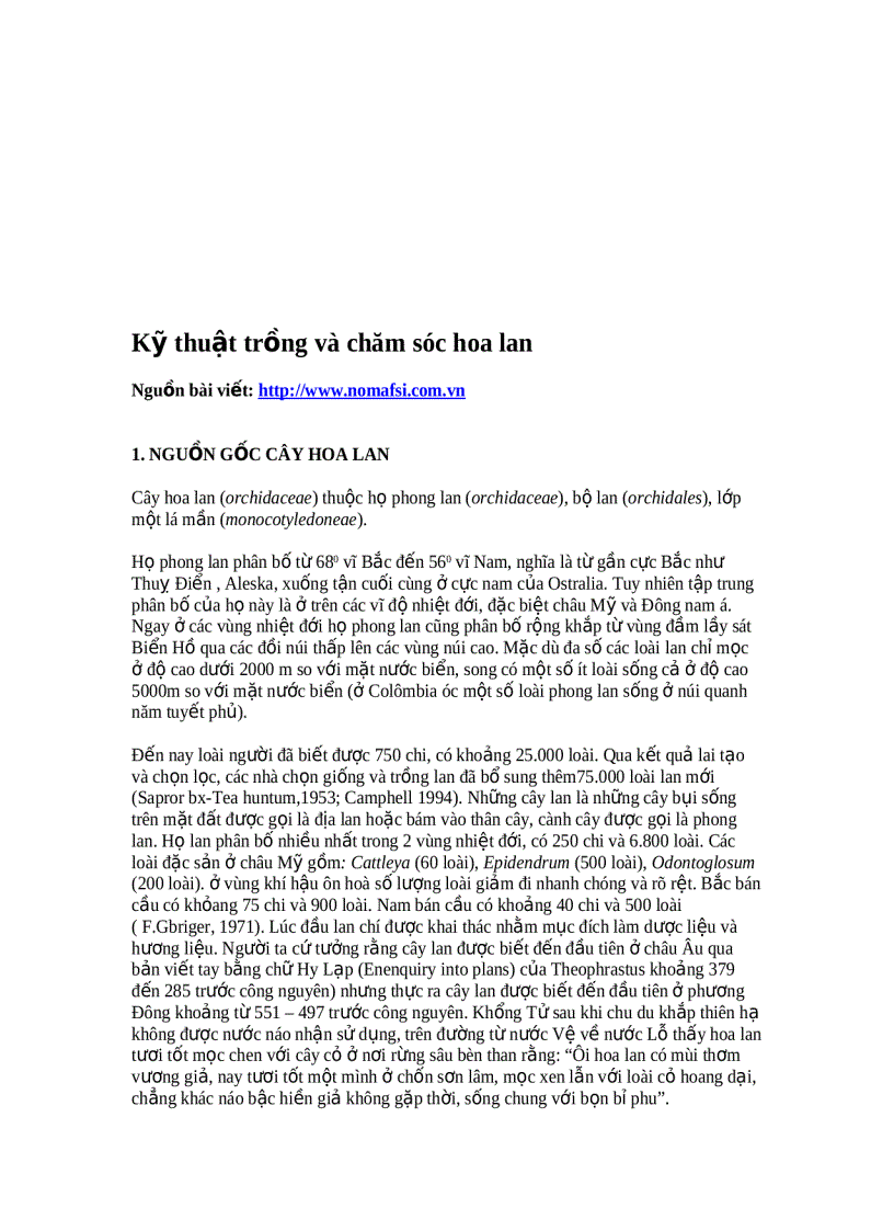 image for page Kỹ thuật trồng hoa lan