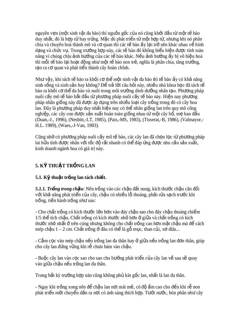 image for page Kỹ thuật trồng hoa lan