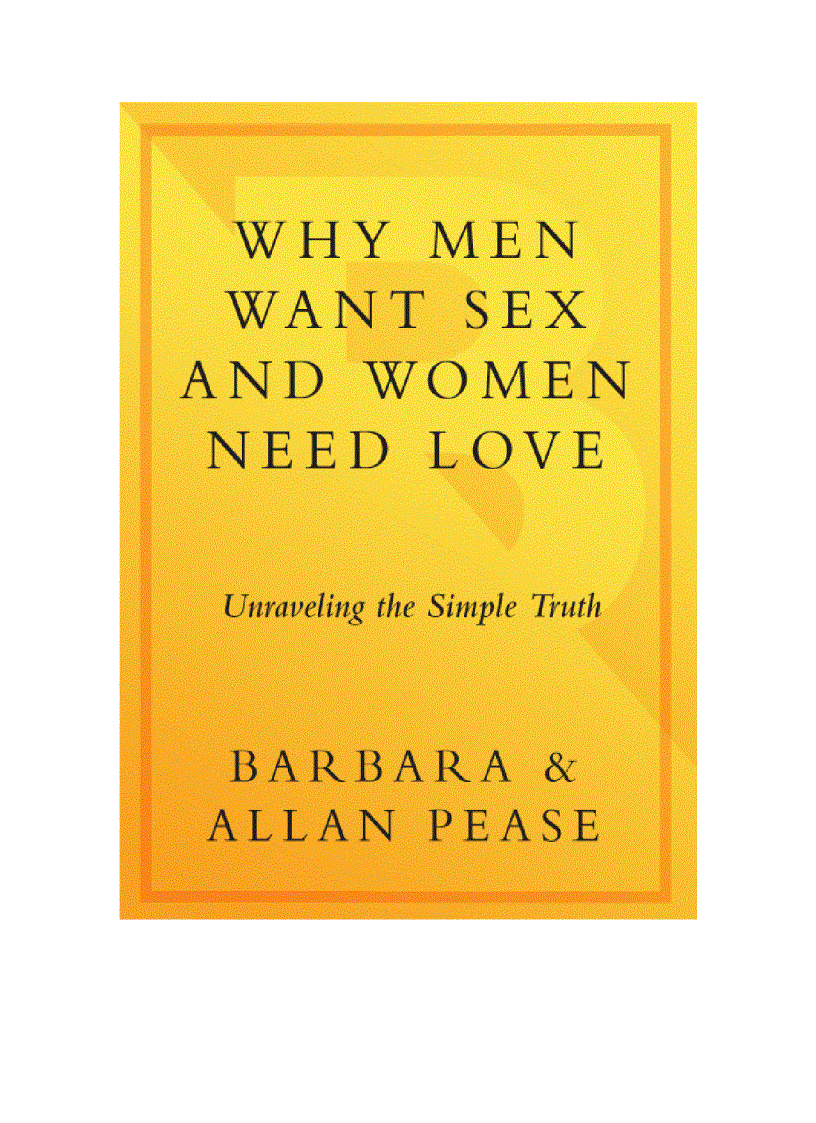 image for page Why Men Want Sex and Women Need Love