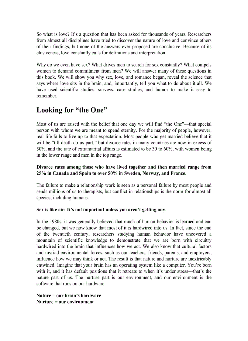 image for page Why Men Want Sex and Women Need Love