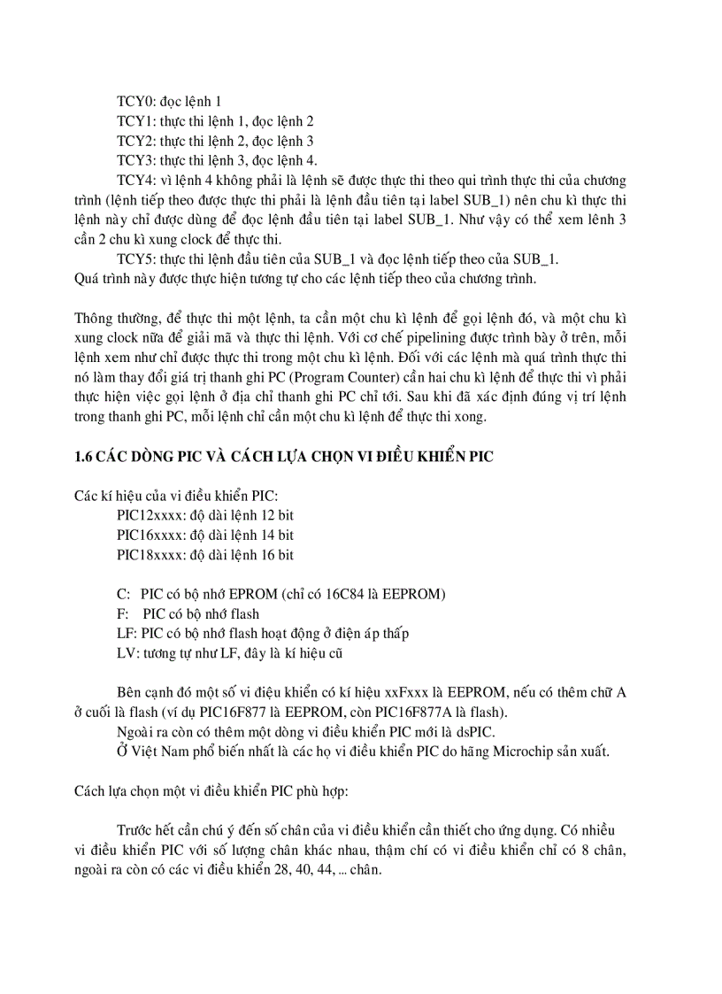 image for page Giáo trình hoàn chỉnh vi điều khiển PIC 1