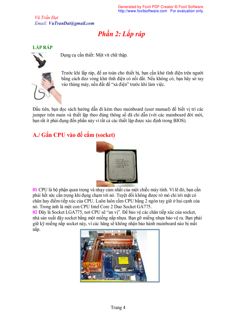 image for page Phần 1 Nhận diện và công dụng của các thiết bị máy tính và các thiết bị liên quan