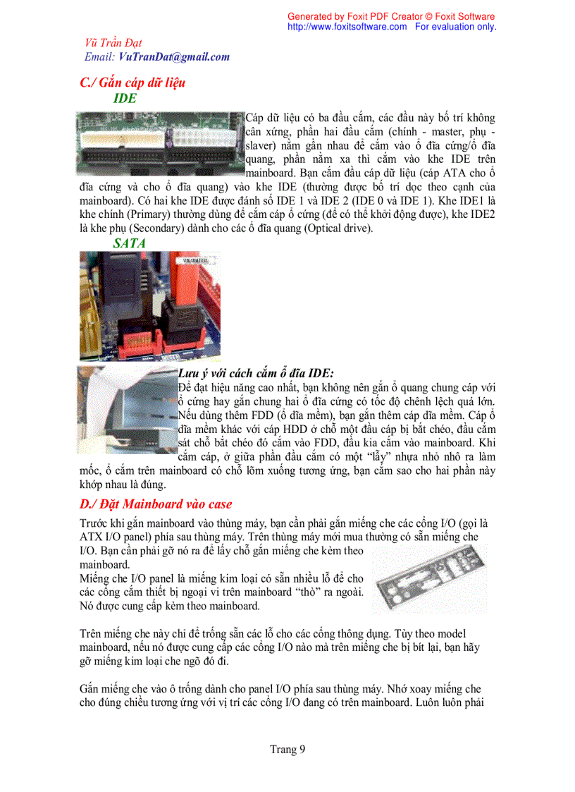 image for page Phần 1 Nhận diện và công dụng của các thiết bị máy tính và các thiết bị liên quan