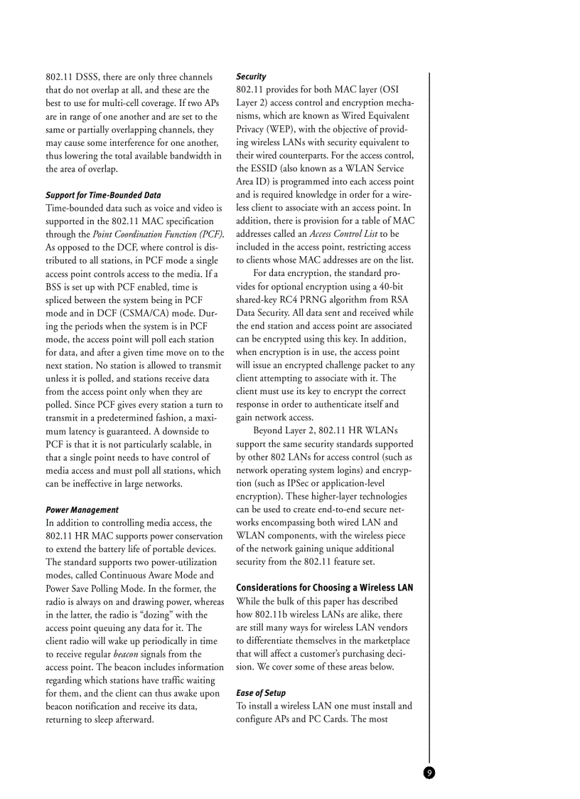 image for page IEEE 802 11b Wireless LANs