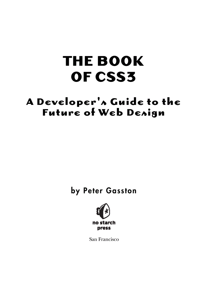 image for page The book of css3